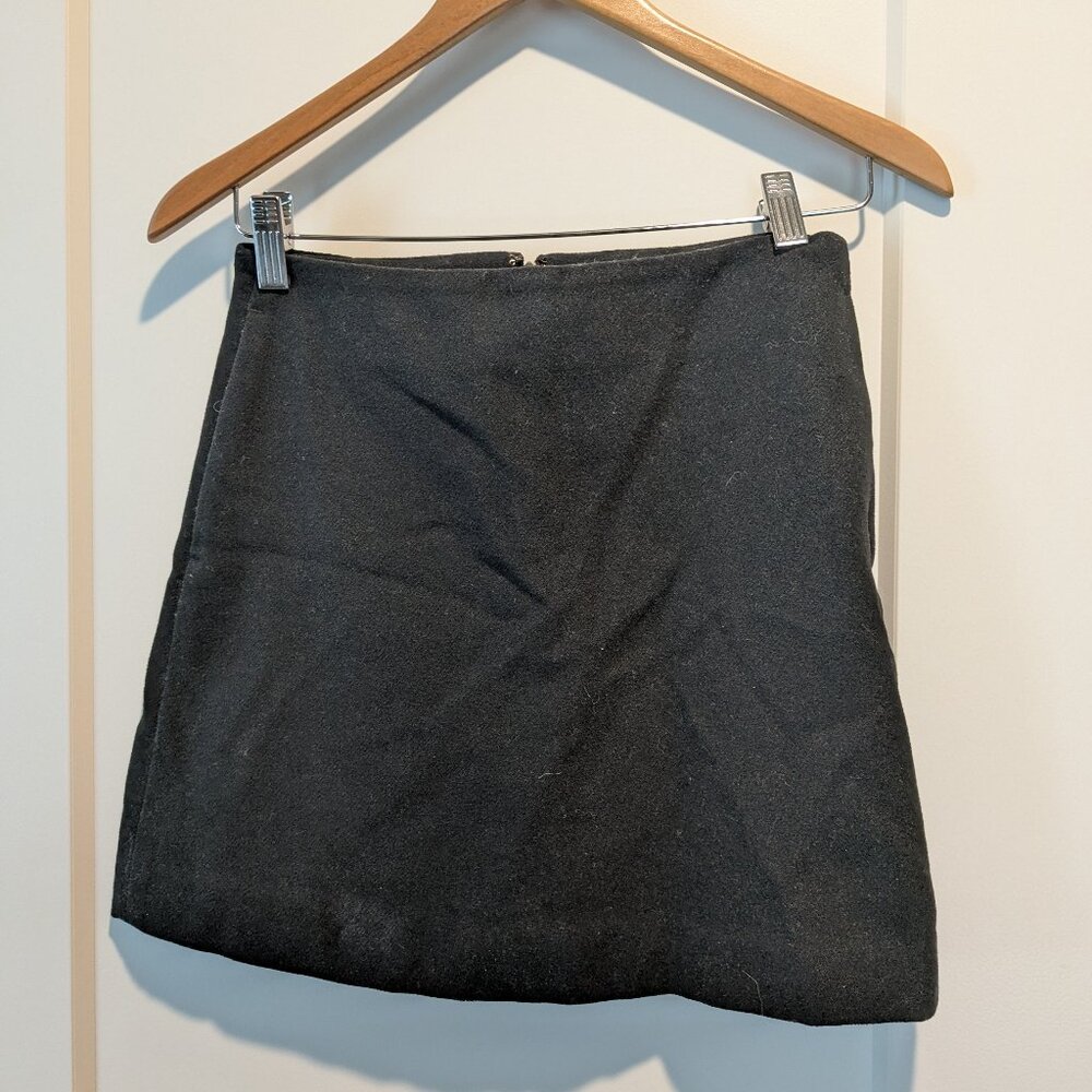 Uniqlo A-Line Wool Blend Skirt Size 2